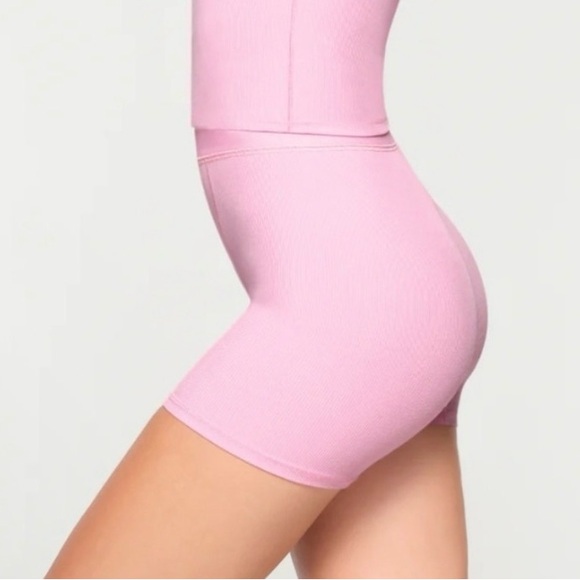 SKIMS Other - 🍬 SKIMS Soft Lounge Rib Boxer |  Bubble Gum | XS | NWT 🍬